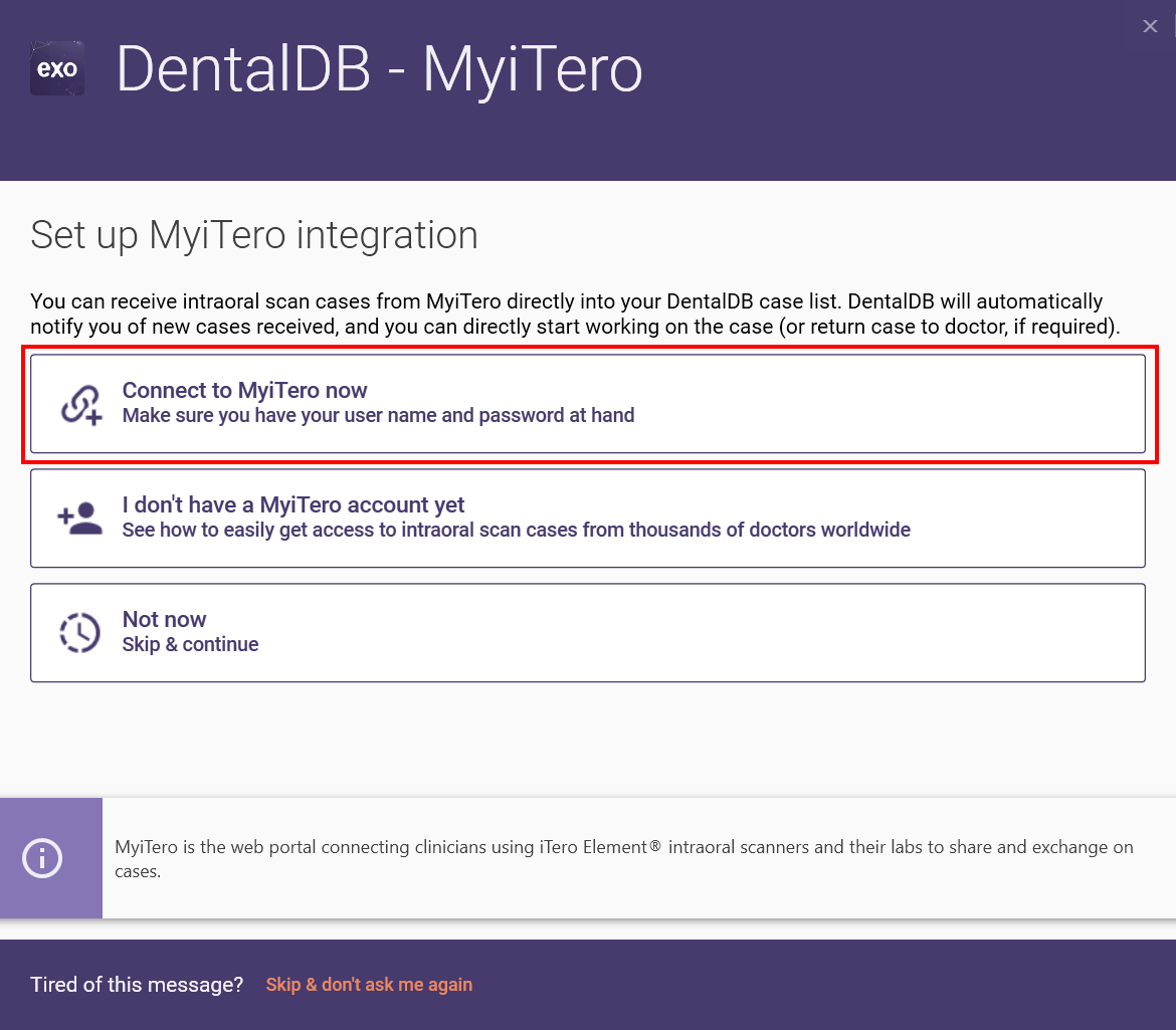 Setting Up Integration Between MyiTero And Exocad Exocad